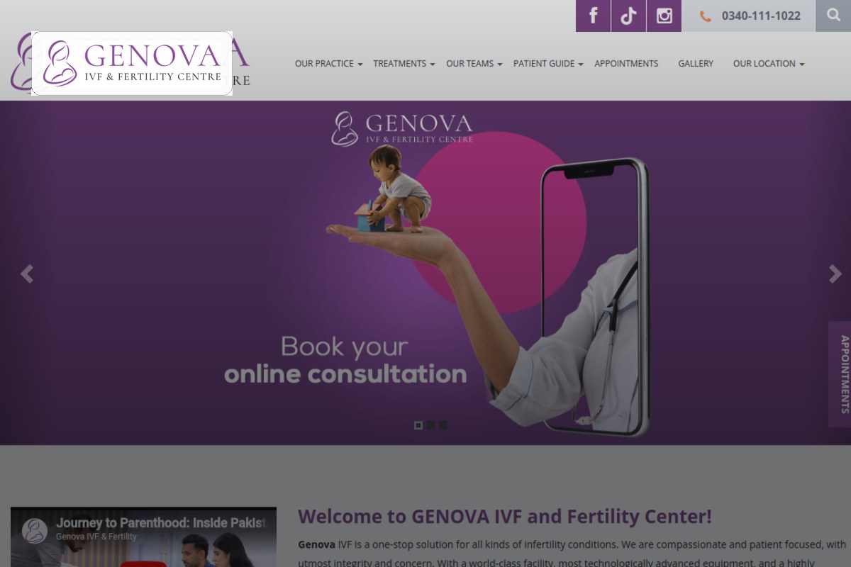 Genova Fertility, work by Arrax Marketing